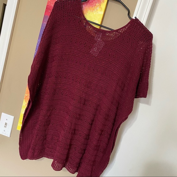 🎉5/$15 CLEAR OUT SALE!🎉 Christopher & Banks NWT Open Knit Cardigan - Picture 4 of 4